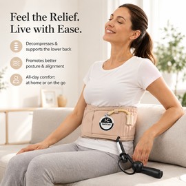 Inflatable Lumbar Support Belt for Back Comfort – Adjustable Waist Air Brace for Posture Support & Daily Use