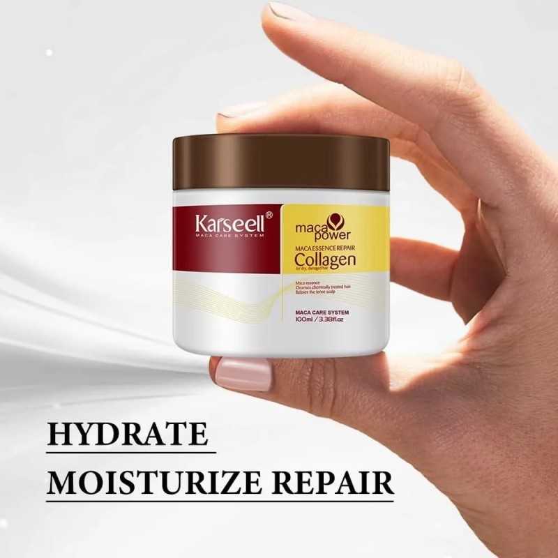 Kit Karseell Volume Shampoo 200ml Maca Essence Oil 50ml