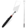 12-35 Inch Extendable Inspection Mirror, 360-Degree Rotation Inspection Mirror Telescoping,