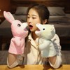 Plush Hand Puppet Donkey Lamb Panda Rabbit Soft Stuffed Animal