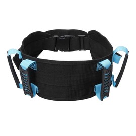 Walking Aid Belt, Durable Ultra Soft Gear Belt, Transfer Belt with Handle, Transmission Aids, Robust Transfer Gear Belt for Elderly, Overweight, Disabled People, Home Care
