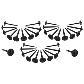 Preiswert&Gut 30 x Plastic Pegs - Black Tent Pegs, 9 cm Length, Diameter 7.5 mm, Perfect for Ground Sheets or Tent Carpet Fixing Plastic Camping Accessories