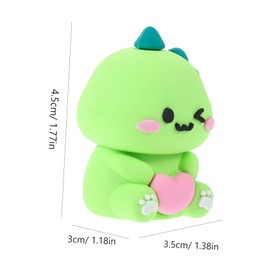 BIUDECO Cute Dinosaur Handheld Pencil Sharpener Cartoon Design for Portable Lightweight for Eyebrow Art Pencils for Home School Supplies