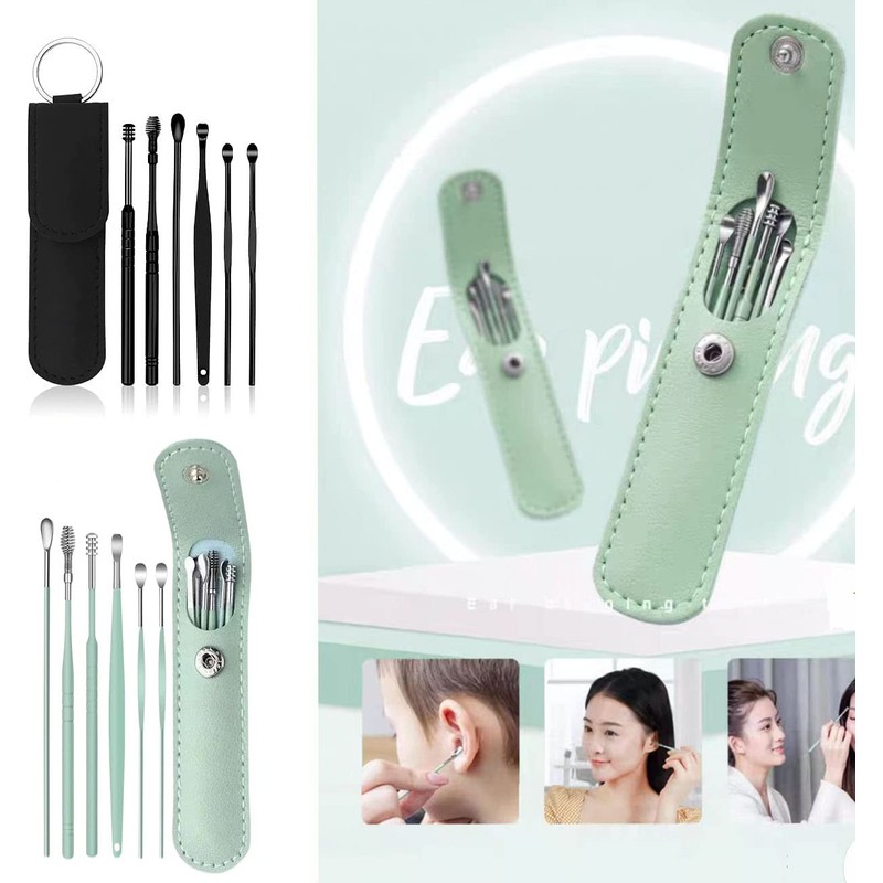 12 Pcs Ear Pick Earwax Removal Kit, Ear Cleaning Tool,