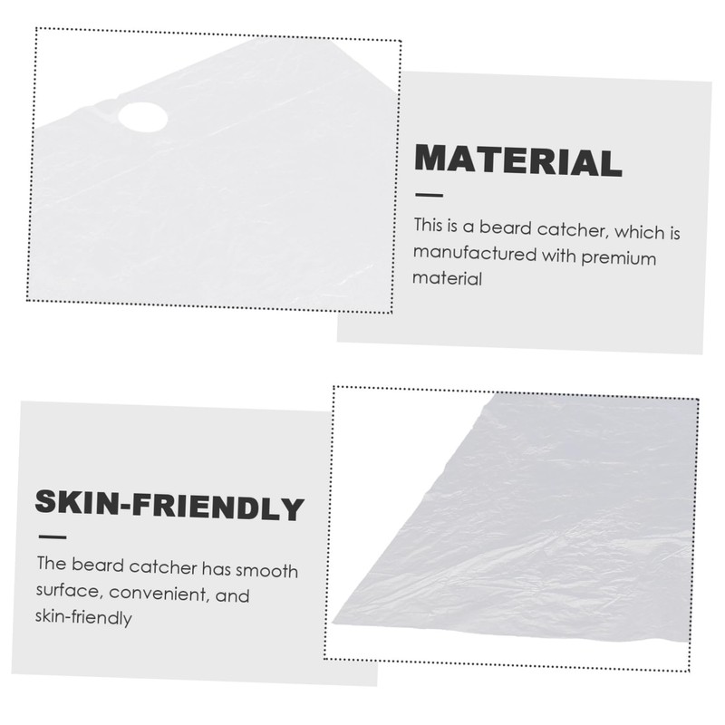 IWOWHERO Beard Catcher Sheets 20pcs Disposable for Sink Beard Sink