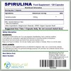 Spirulina 500mg (120 Vegan Capsules) Superfood Supplement | Non-GMO, UK