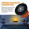LINKITOM LED Strobe Light, 12V-24V Amber 40 LED Warning Safety