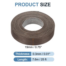 PATIKIL Limba Edge Banding, 3/4 Inch x 25 ft Wood Veneer Tape Pre-glued Flexible Plywood Edge Banding with Hot Melt Adhesive for Furniture Restoration