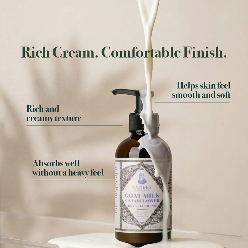 Napiers Goat Milk & Starflower Moisturising Cream - Dry Skin
