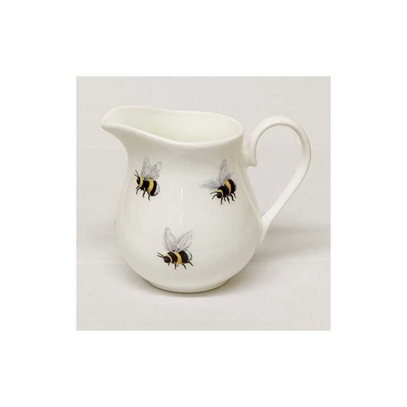 Bumble Bees Fine Bone China Bulbous Jug 9.5 cm