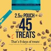 Stewart 100% Chicken Liver Dog Treats, 2.5 oz Pouch, ~45