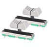 sourcing map Fader Variable Resistors Mixer 45mm Straight Slide Potentiometer