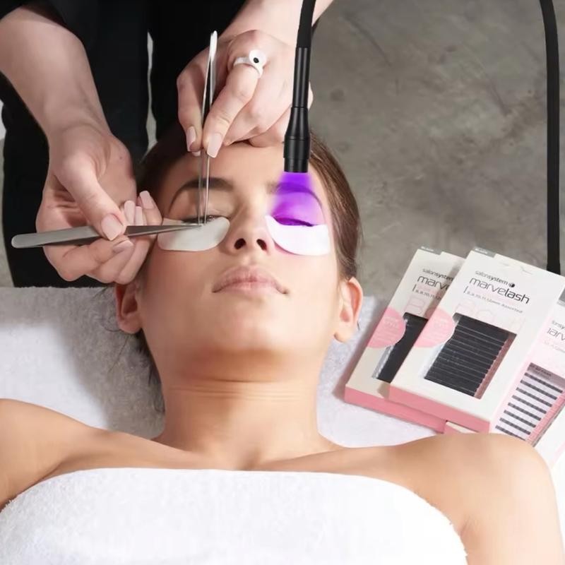 Fast Cure UV Eyelash Extensions Kit - Glue Cured in