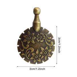 Honbay Yarn Cutter Pendants Metal Thread Cutter Pendant Round Shape Yarn Cutter Pendant for DIY Sewing Tools