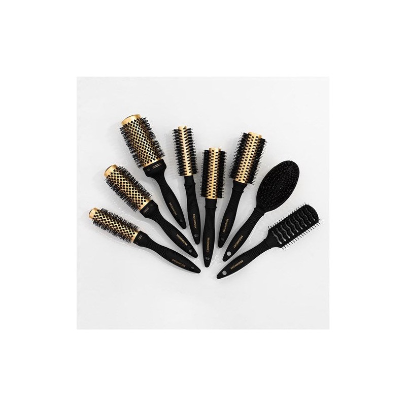 Brushworx Gold Ceramic Radial Brush Porcupine - 45mm Small