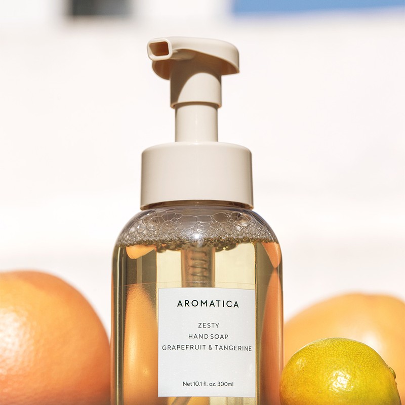 Aromatica Zesty Hand Soap Grapefruit & Tangerine Original & Refill