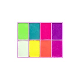 COLIBRIX, Paletita Neón, Maquillaje corporal base agua, Hipoalergenico 100g