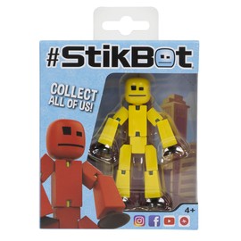 Stikbot, Yellow Stikbot Action Figure, 3 Inches