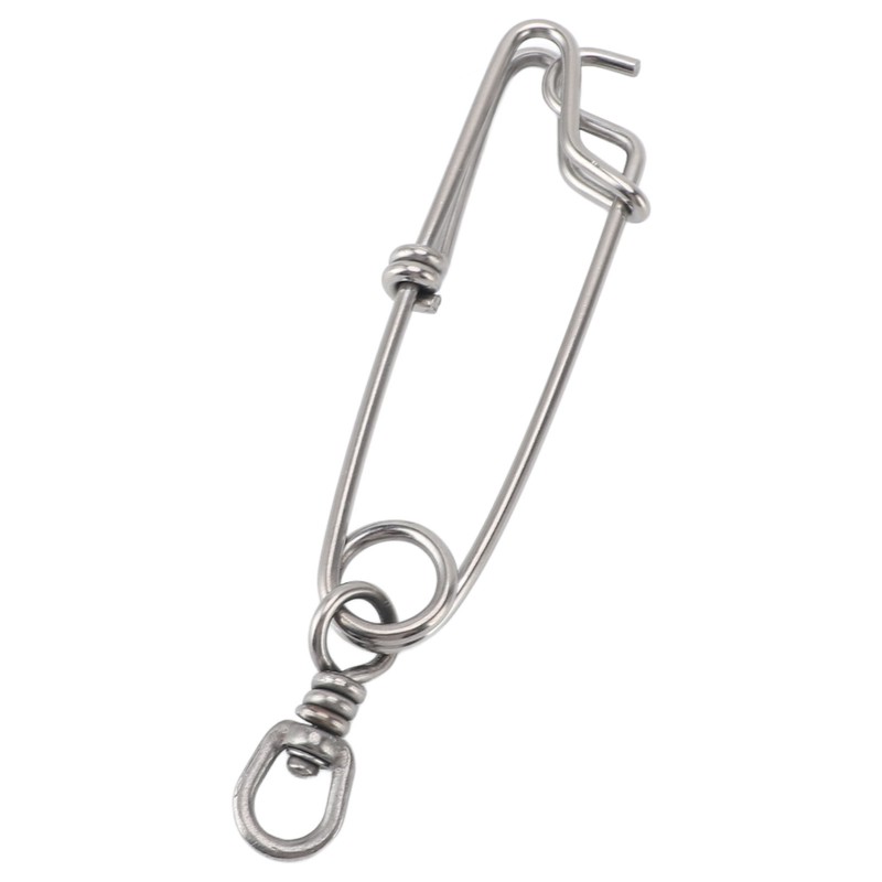 10 Set 3.8 X 150mm Fishing Snap Swivel 304 Stainless