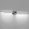 SOLFART Bathroom Vanity Light Dimmable Modern Matte Black Bathroom Light
