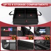 Autofit Under Seat Truck Organizer Storage Box with Removable Divider