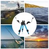 Foldable Multipurpose Fishing Rod Bracket Tripod Beach Long Range Aluminum