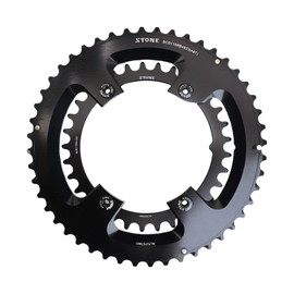 STONE 110BCD Double Chainring R7000 R8000 R9100 Road Bike Round, 2x Chainring 46-32T, 48-33T, 50-34T, 54-40T, 52-36T, 53-39T Chainwheel (53T-39T)