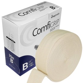 Comfigrip Size 'B' Elastic Tubular Compression Sprain Strain Bandage, for Hand/Extra Small Ankle (for Limb Circumference 13-16cm) - 10m Roll