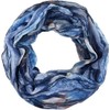 Jeamis Rainbow Silk Loop Colour Gradient Spring Round Scarf Rainbow