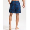 baleaf Swim Shorts Men with Zip Pockets Rash Guard Swimming