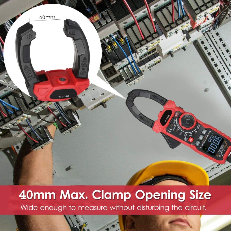 Intendvision Inrush Clamp Meter 1000A True RMS AC/DC Current Amp