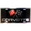 orvette Flag Logo License Plate