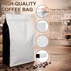 25 Pack 2.5KG Coffee Bags with Valve Large Capacity Stand