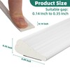 Weather Stripping Door Seal, 118 inch Wedge Window Seal Strip,