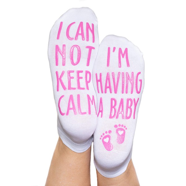 DonnaElite Labor & Delivery Inspirational Non Skid Push Maternity Socks