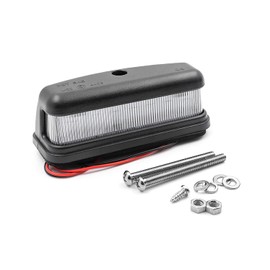 njssjd White LED License Number Plate Light For Land-Rover Defender 90 110 130 1990-2016 Series 2 2A 3 OEM# BA9715, XFC100550LED, XFC100550, PRC7255