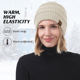 Durio Winter Hats for Women Knit Beanies Women Soft Slouchy Beanie for Women Winter Warm Beanie Hat Knitted