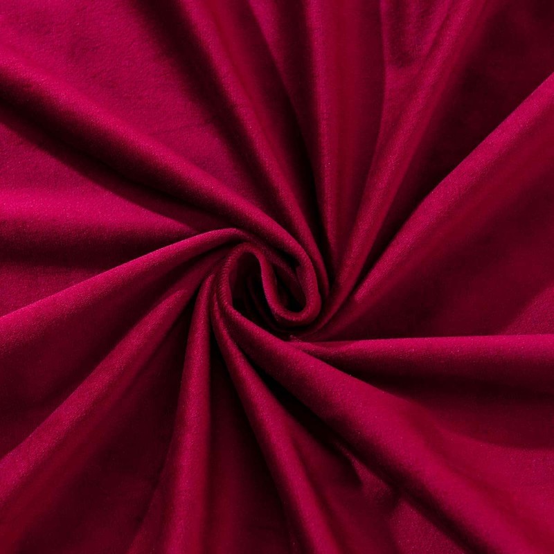 Royal Tradition Velvet Heavyweight Rod Pocket Window Curtains, Set of