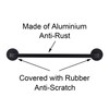 LEKUSHA Magnetic Towel Bar for Refrigerator, Magnetic Towel Holder Towel