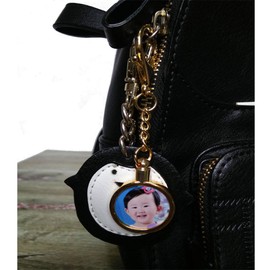 JOYKK 27 mm Commemorative Coin Holder Key Ring Locket Souvenir Coin Pendant Key Ring Silver # 27