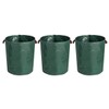 ORFOFE 3pcs Folding Rubbish Bags Garden Waste Bags Standable Portable