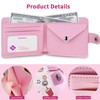 Small Cute Pink Capybara Wallet for Women, Short PU Leather