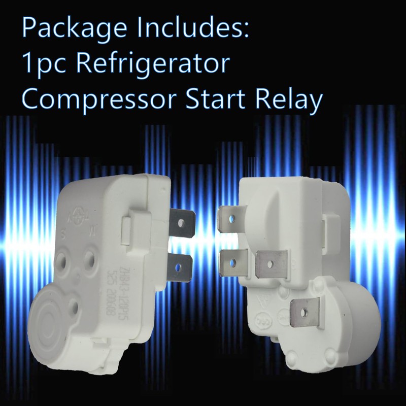 1pcs 4Pins ZHB35-120P15 Refrigerator Compressor Starter Relay Over Load Protector