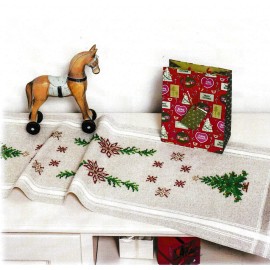 Duftin "Christmas tree" Table Runner Kit for Embroidery Duftin 7041R