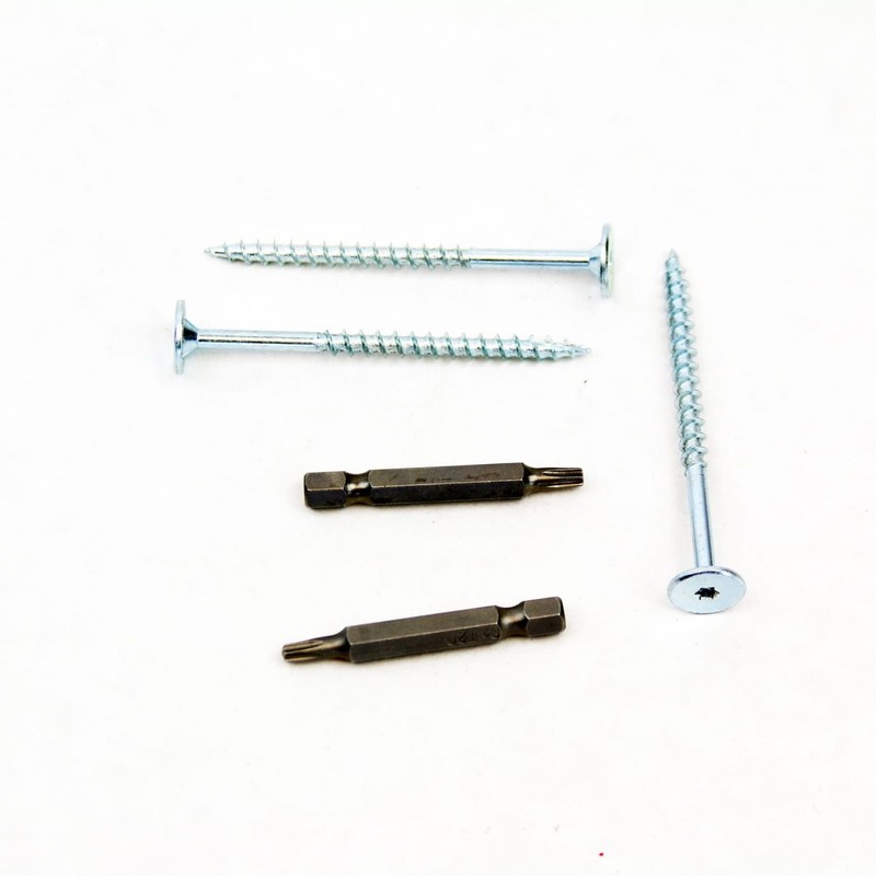 FastCap PowerHead Wood Screws with Flat Head - Self-Tapping Point