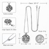 memorial jewelry Firefighter Fire Dept Round Cremation Pendant Cremation Jewelry
