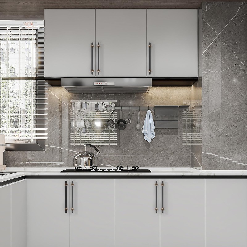 Asidrama 10 Pack 7 Inch(177mm) Champagne Bronze and Matte Black