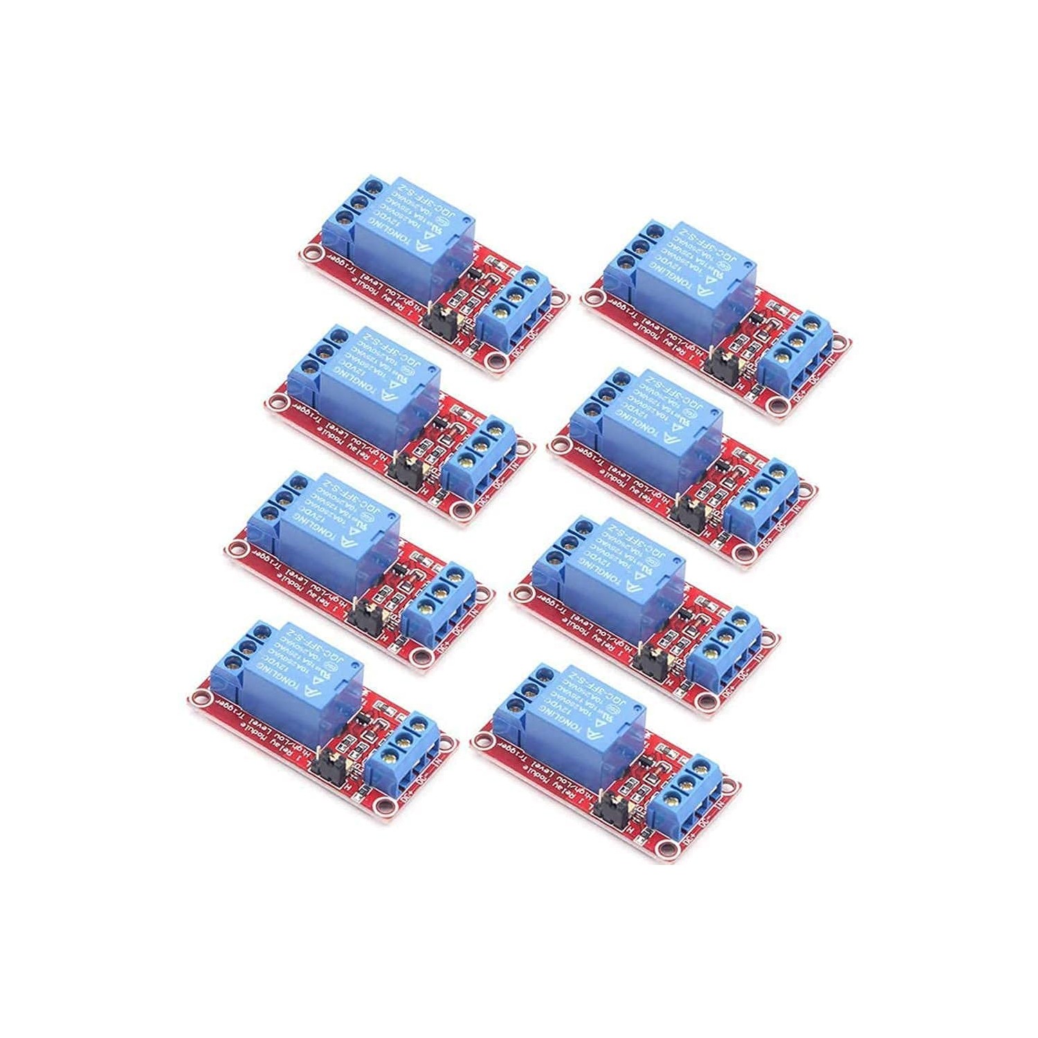 8PCS 5v Relay Module 1 Channel Relay Board for Raspberry Pi with Opto ...
