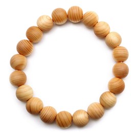 高野山 Bracelet High Folk 中門 Hinoki Cypress (Hinoki) 11 mm Wooden Box with World Heritage 金剛峯寺 Arm 念珠 Natural Stone Power Stone