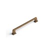 JIASENBAO 10 Pack Antique Brass Cabinet Pulls 6.3" Hole Center